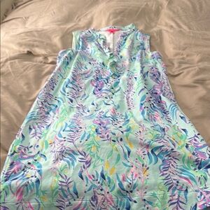 EUC Lilly Pulitzer Sleeveless Tropical Dress
